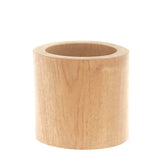 Candle Holder (M) Wood Light Brown